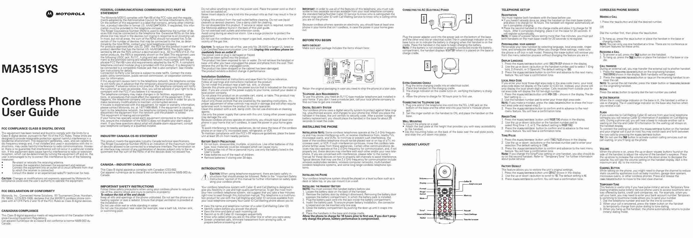 Motorola Cordless Telephone MA351SYS-page_pdf